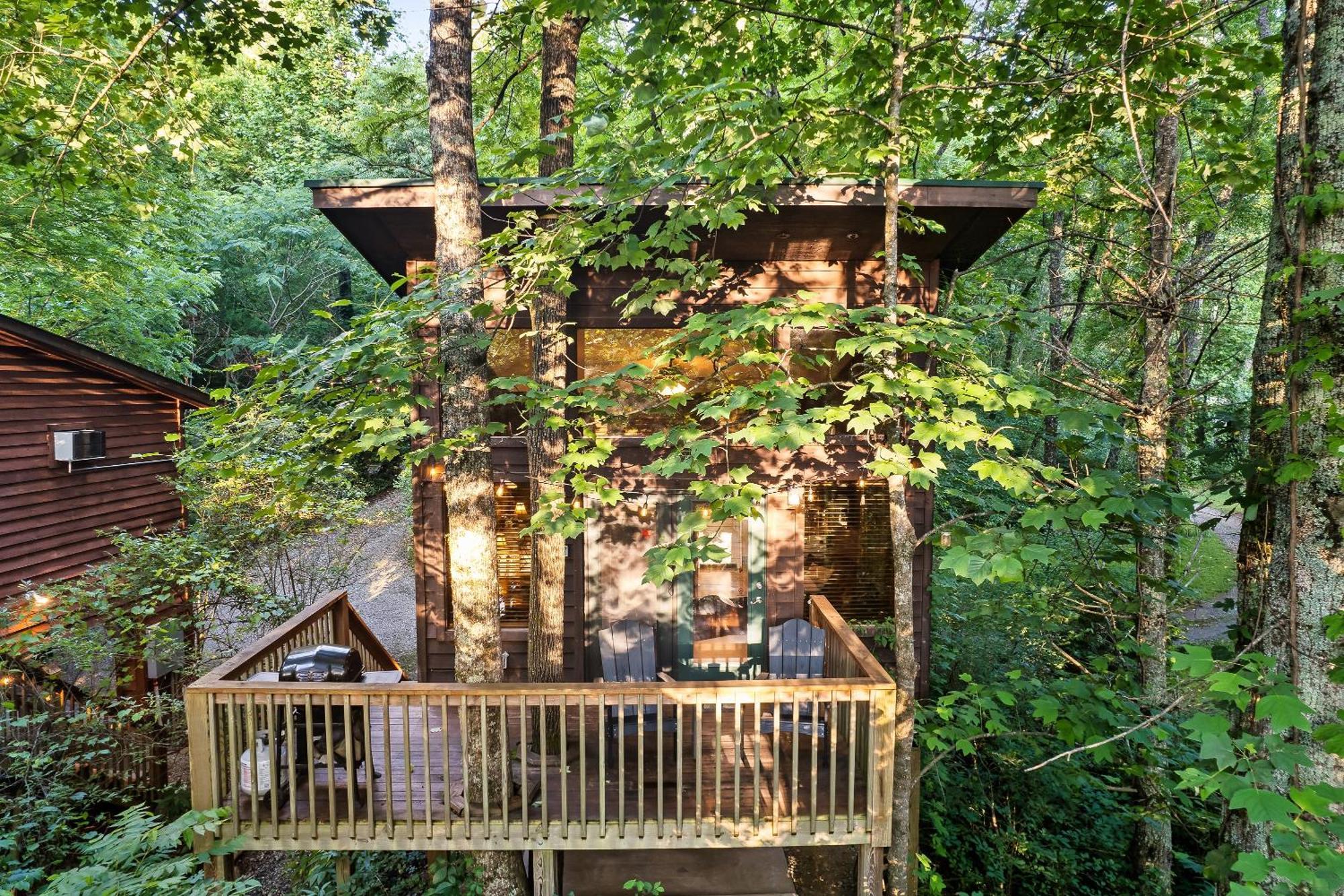 Rivers Edge Treehouses Robbinsville Kültér fotó