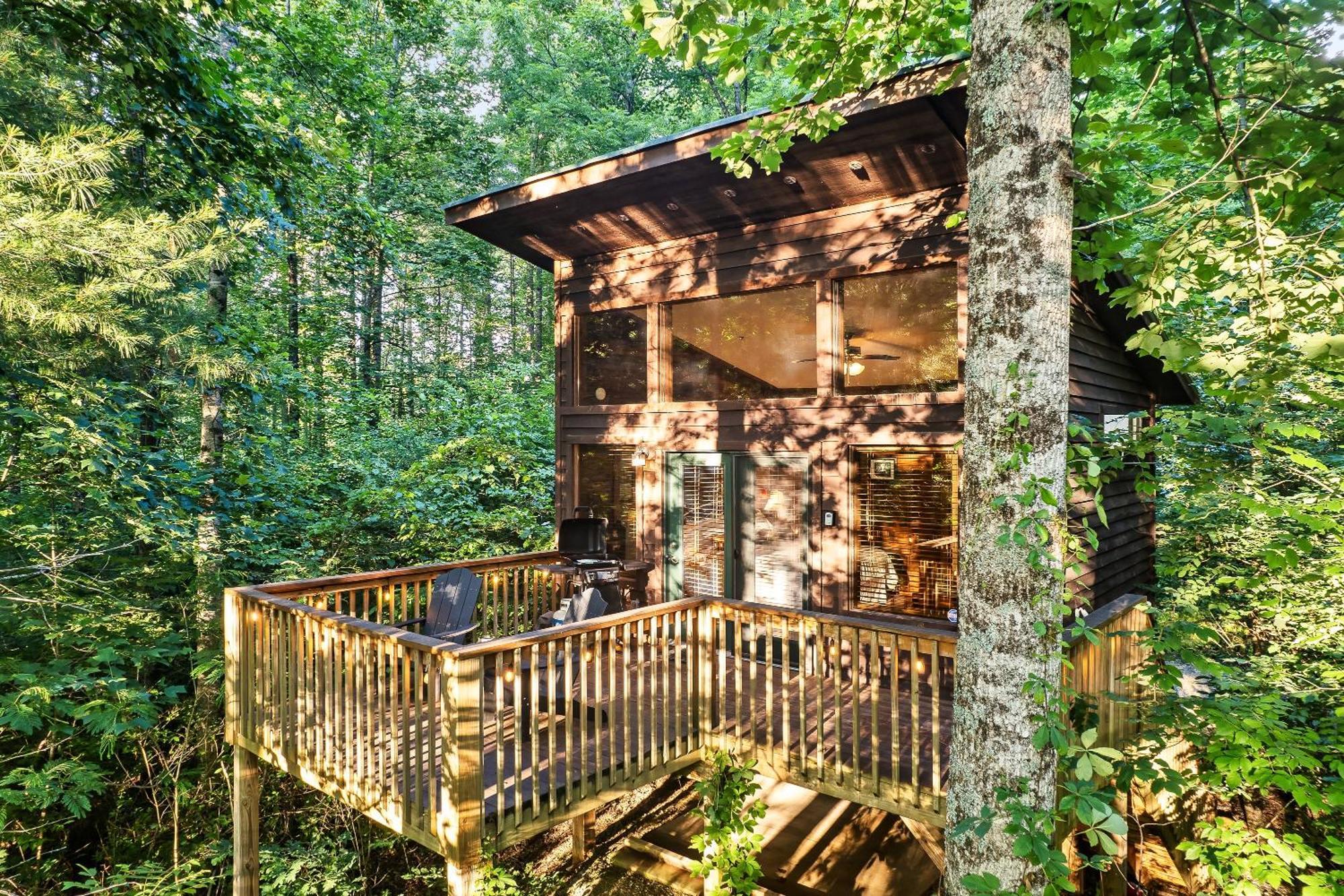 Rivers Edge Treehouses Robbinsville Kültér fotó